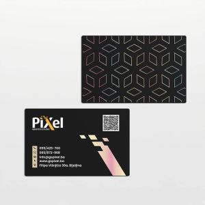 Vizit karta sa zlatotiskom.